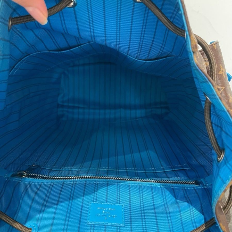路易威登/Louis Vuitton Christopher藍邊克里斯托弗雙肩包 中號-6