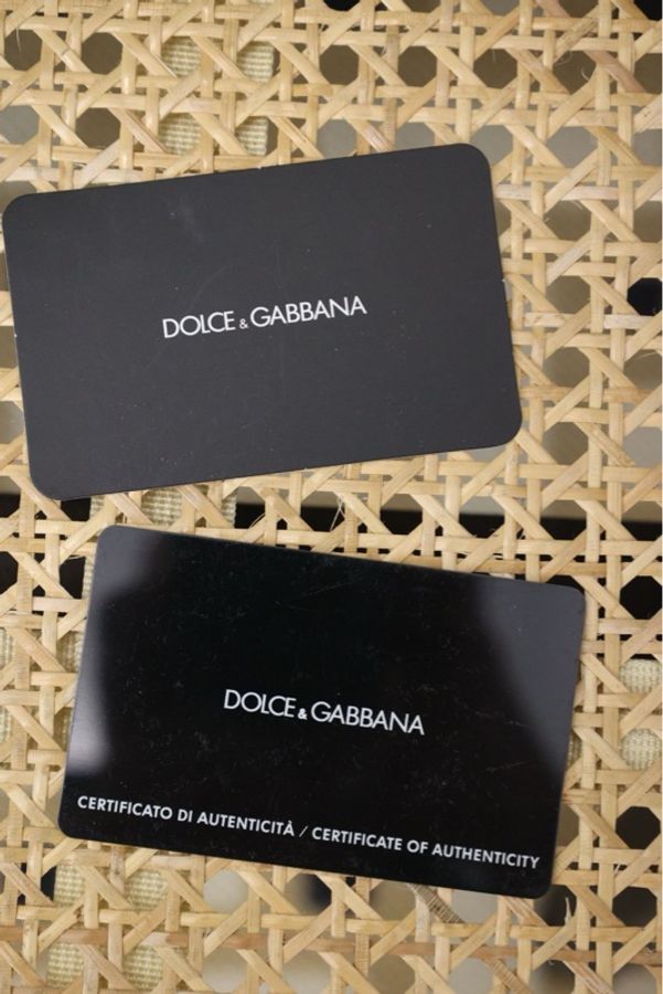 Dolce & Gabbana草绿色荔枝牛皮手提包单肩包-22