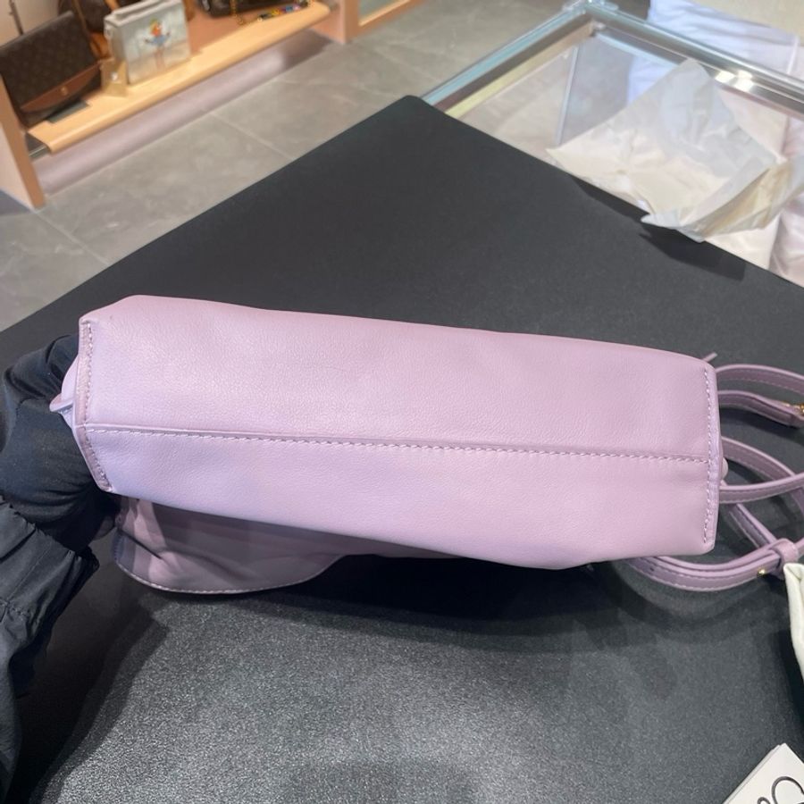 Loewe羅意威 福袋手輓包斜背包 薰衣草淡紫色-4