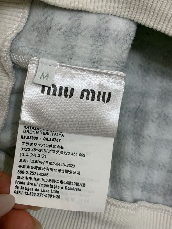 Miumiu 千鳥格紋 棒球外套-8
