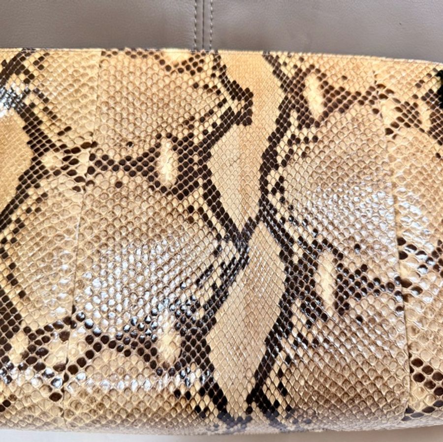 LOEWE 手拿包 T Pouch全蟒蛇皮/珍稀材質-6