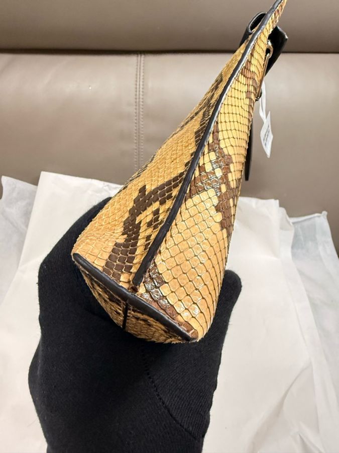 LOEWE 手拿包 T Pouch全蟒蛇皮/珍稀材質-8