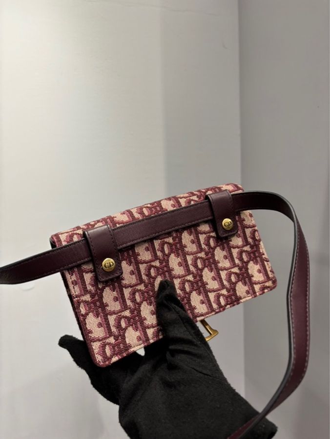 Dior Oblique 紅色老花馬鞍腰包|Classic Trend CT精品|台北東區實體-1