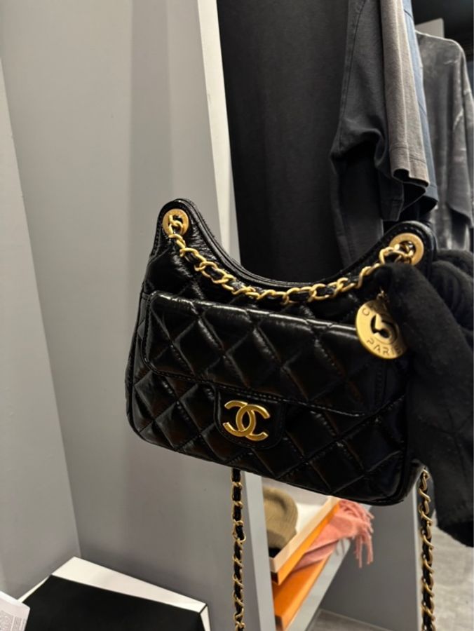 Chanel 23B Hobo 天貓精靈 小號 油蠟皮｜Classic Trend CT精品｜台北東區實體-6