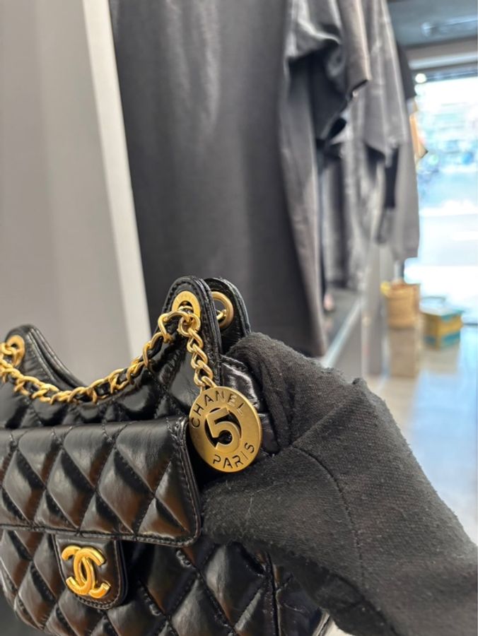 Chanel 23B Hobo 天貓精靈 小號 油蠟皮｜Classic Trend CT精品｜台北東區實體-7