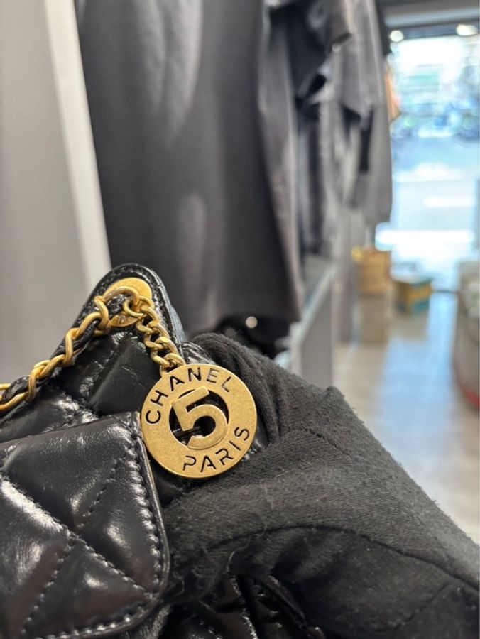 Chanel 23B Hobo 天貓精靈 小號 油蠟皮｜Classic Trend CT精品｜台北東區實體-8