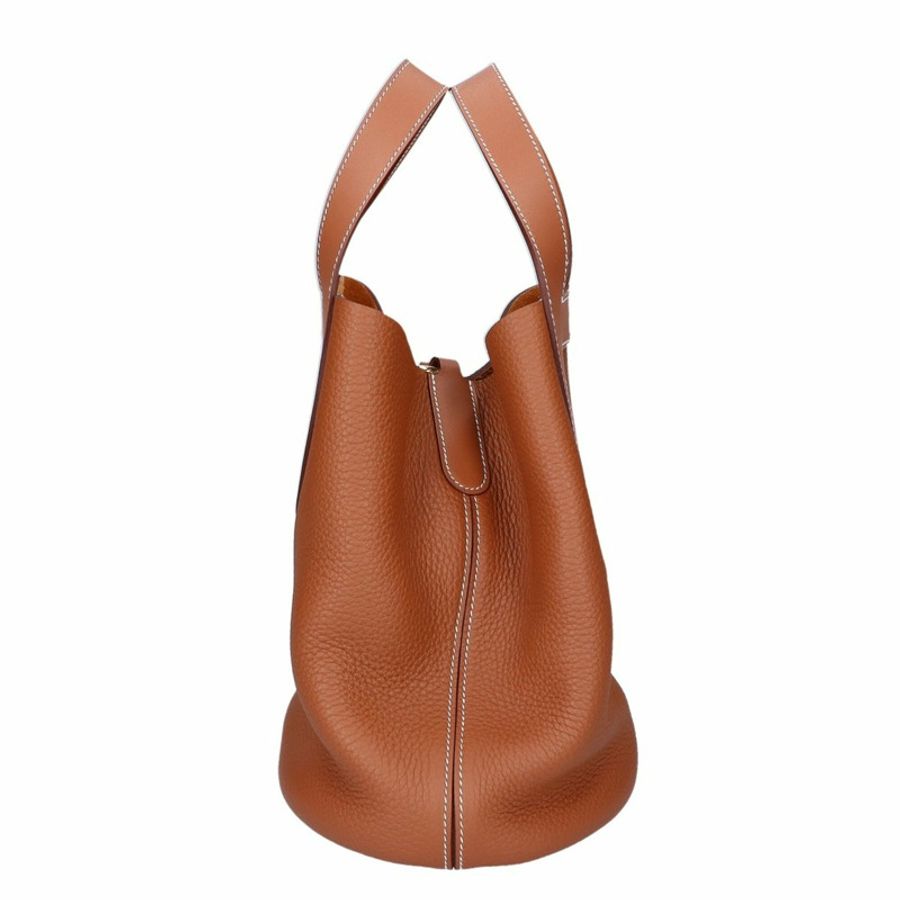 愛馬仕 Hermes 極佳成色 B 印 Taurillon Clemence In the Loop 23 手提包 金色五金 女士-1