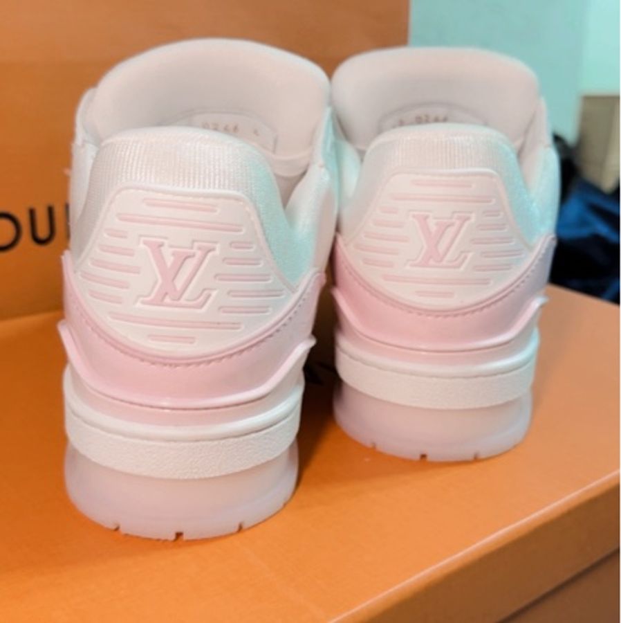 LV Trainer 運動鞋 粉白配色|24號(適合23.5cm)|近全新-6