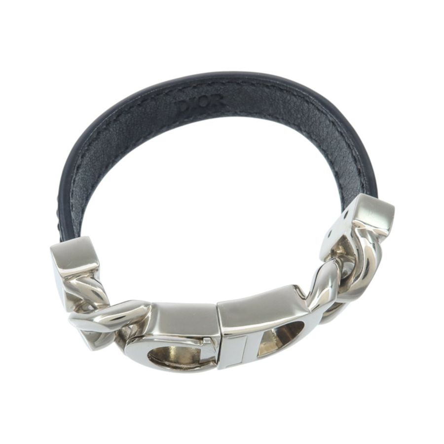 Dior 牛皮皮革/金屬CD Icon Bracelet手鏈-3