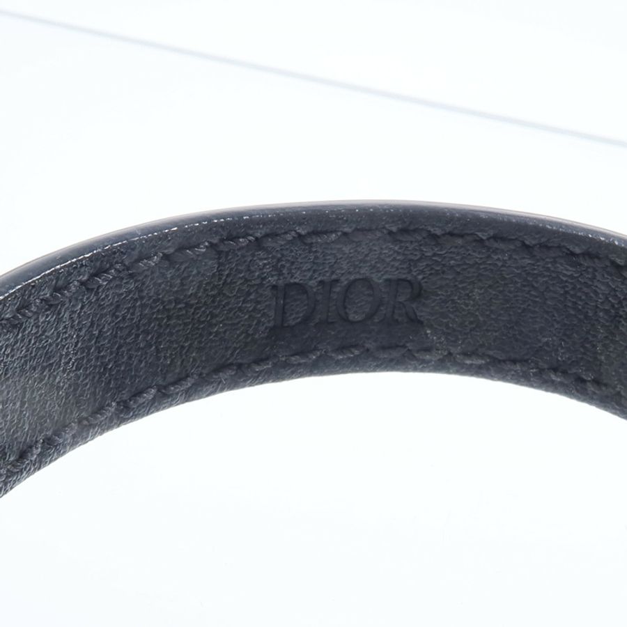 Dior 牛皮皮革/金屬CD Icon Bracelet手鏈-4