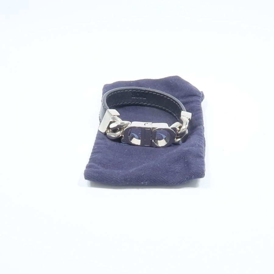 Dior 牛皮皮革/金屬CD Icon Bracelet手鏈-8