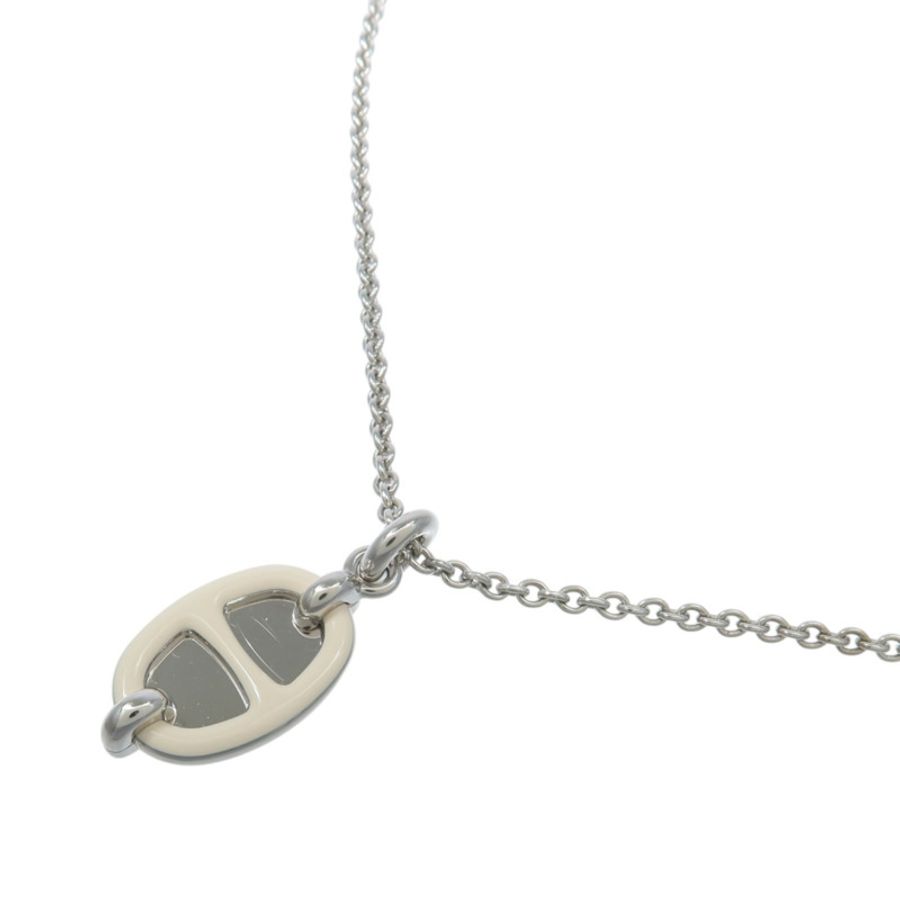 HERMES 金屬Mini Maillon Pendant項鍊-2
