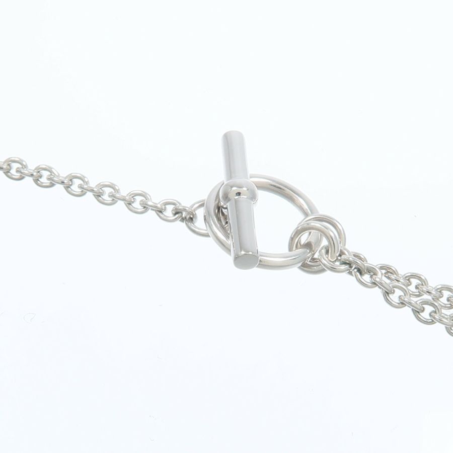 HERMES 金屬Mini Maillon Pendant項鍊-4