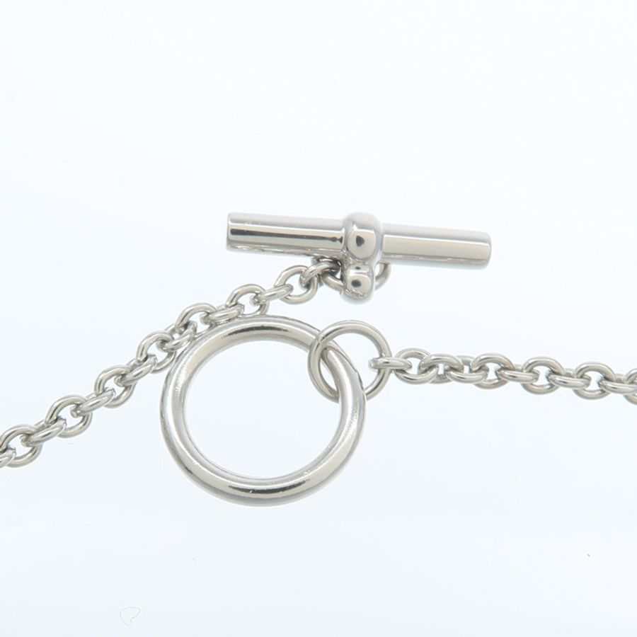 HERMES 金屬Mini Maillon Pendant項鍊-5