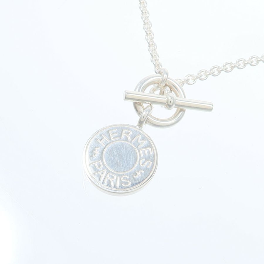HERMES 金屬Amulettes Ex-Libris Necklace項鍊-4