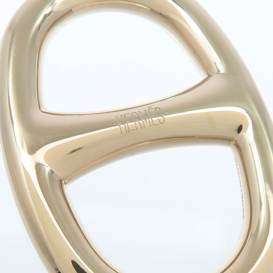 HERMES 金屬Anneau de Carre Scarf Ring圍巾戒指-5