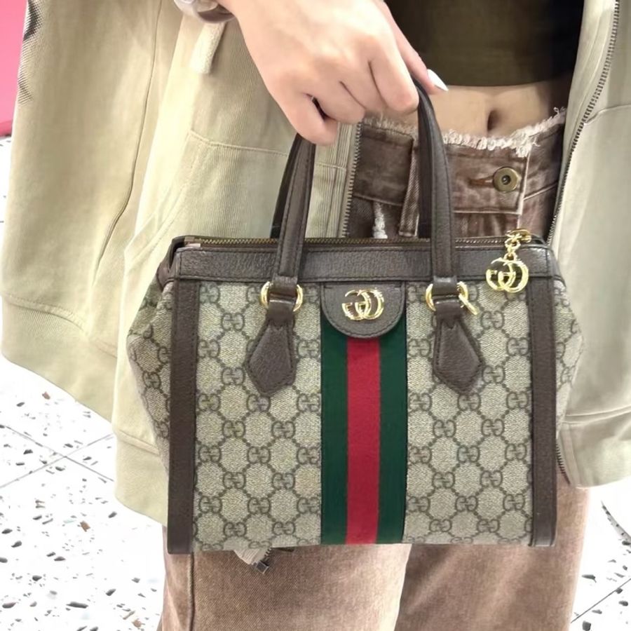 🈶台灣購證 #全網最低💰 Gucci Ophidia小托特🈶肩帶🉑🉑斜挎-2
