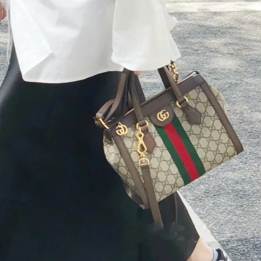 🈶台灣購證 #全網最低💰 Gucci Ophidia小托特🈶肩帶🉑🉑斜挎-4