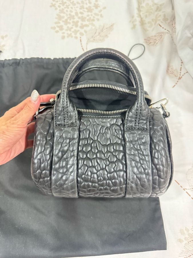 Alexander Wang rockie mini銀色鉚釘包-5