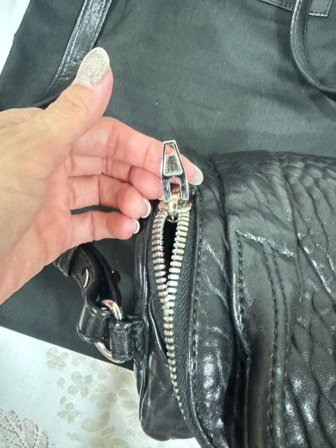 Alexander Wang rockie mini銀色鉚釘包-9