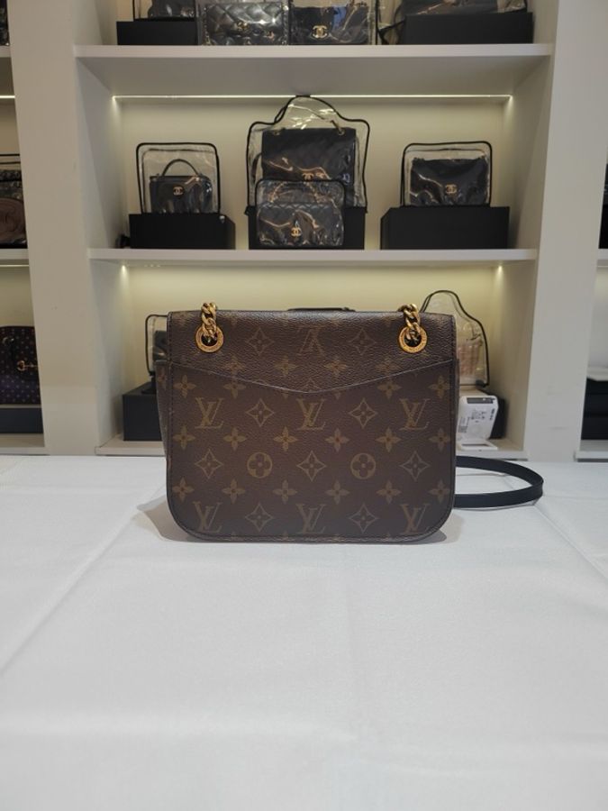 Louis Vuitton 路易威登 Passy老花郵差包，經典Monogram配色，芯片款-3