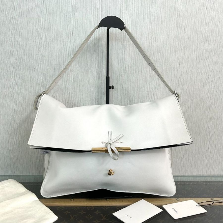 CELINE 中古款clasp手提肩背信封包 39*27*3 98新配件塵袋吊牌-1