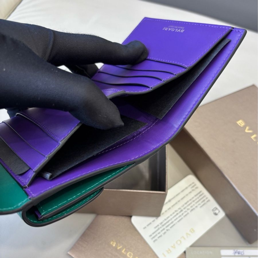 【全新品】寶格麗Bvlgari 蛇頭三折短款錢包短夾-7