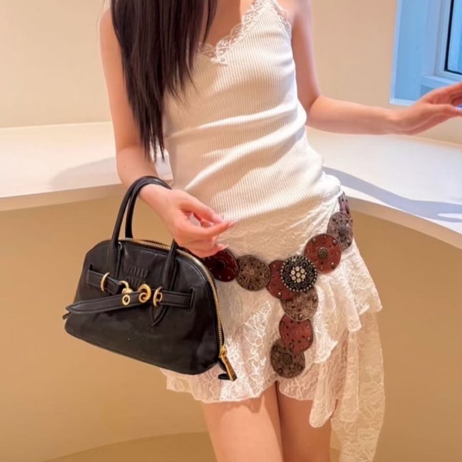 MIUMIU繆繆Aventure黑金貝殼包小號全網最低秒殺🧛🏻♀️-6