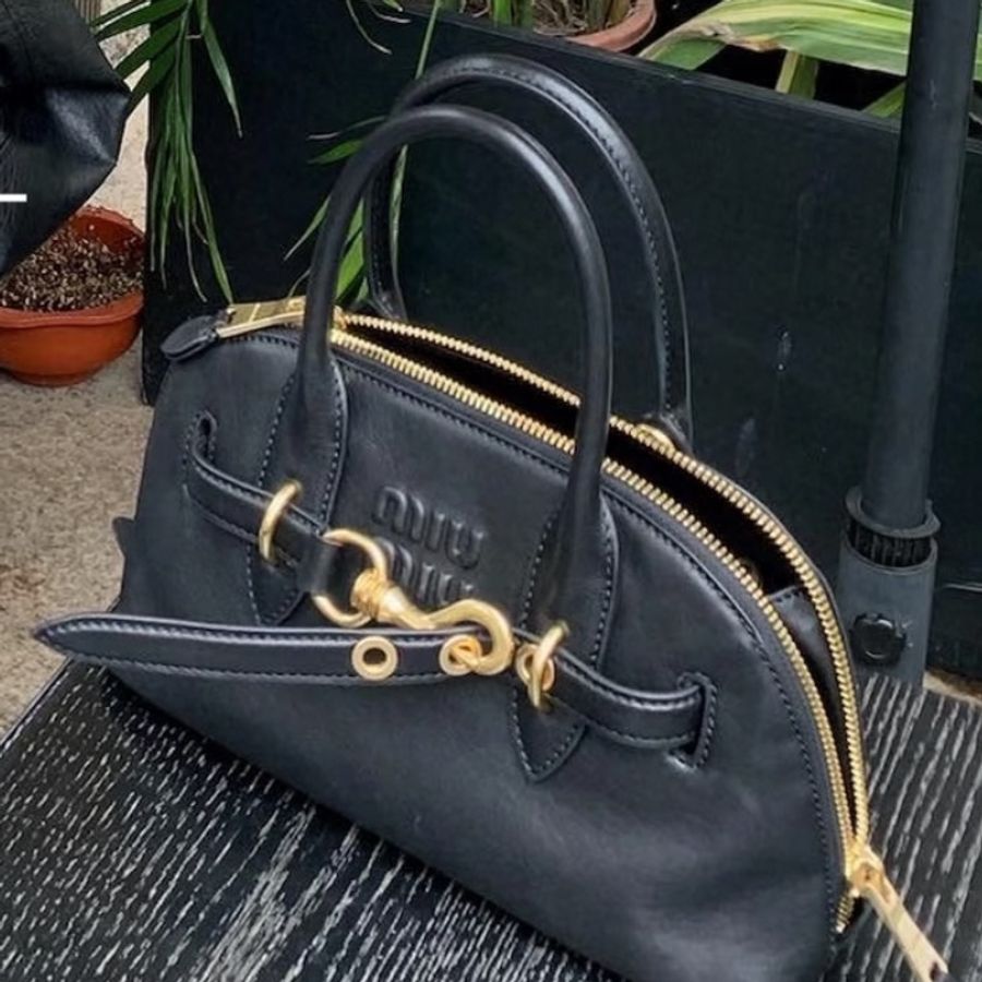 MIUMIU繆繆Aventure黑金貝殼包小號全網最低秒殺🧛🏻♀️-10