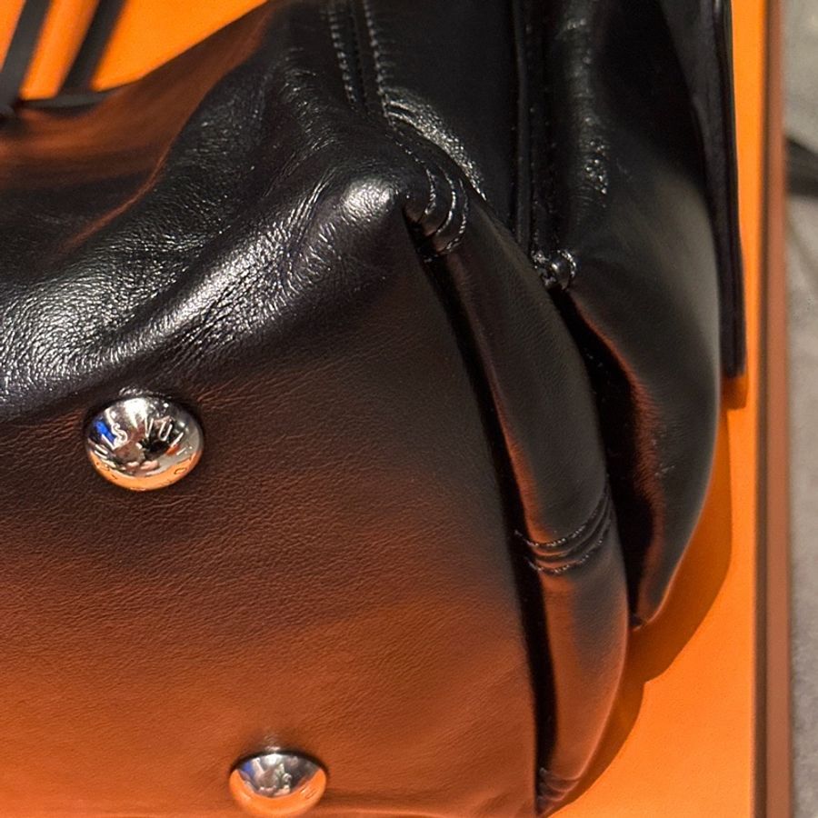 Louis Vuitton路易威登carryall cargo pm 小號黑武 士芯片款近全新-16