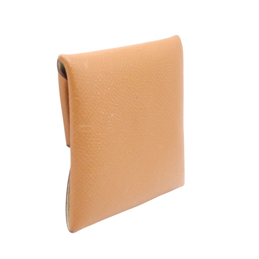 HERMES 愛馬仕 Bastia 零錢包 金棕色 Epsom牛皮 B刻 H041054CK-1
