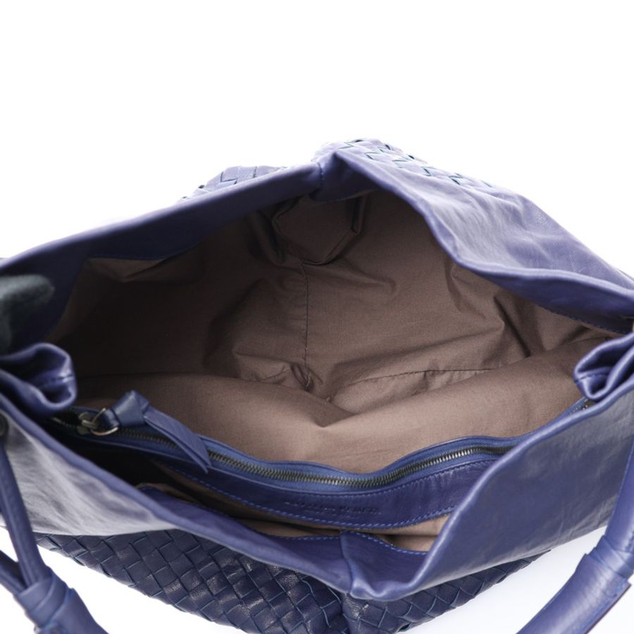 BOTTEGA VENETA BV 寶緹嘉 Fortune Cookie Hobo 肩背包 紫色 羊皮編織 131597 131597-2