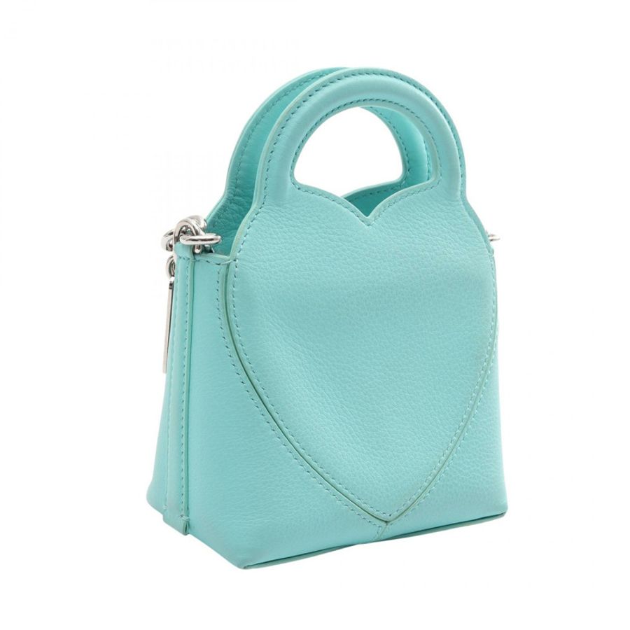 TIFFANY&CO 返回 TIFFANY Cham 肩挎包 皮革 綠色 二手-1