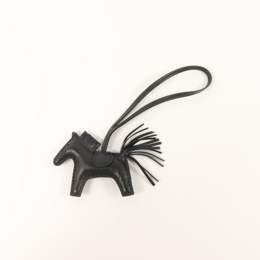 HERMES Milo皮革Rodeo PM掛飾-6