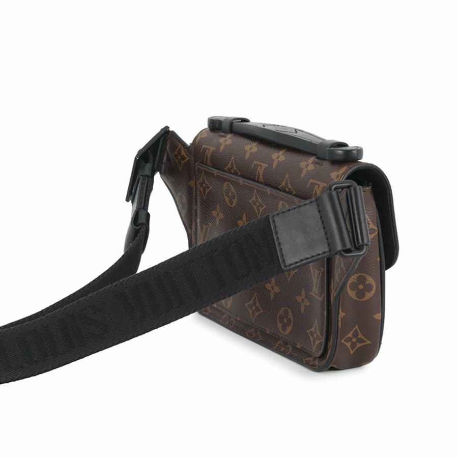路易威登 Monogram Macassar S-Lock 斜背包 M45807 男士路易威登手提包-2