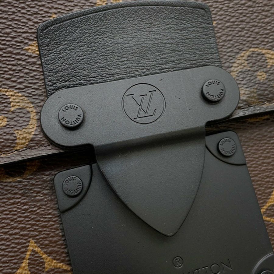 路易威登 Monogram Macassar S-Lock 斜背包 M45807 男士路易威登手提包-12
