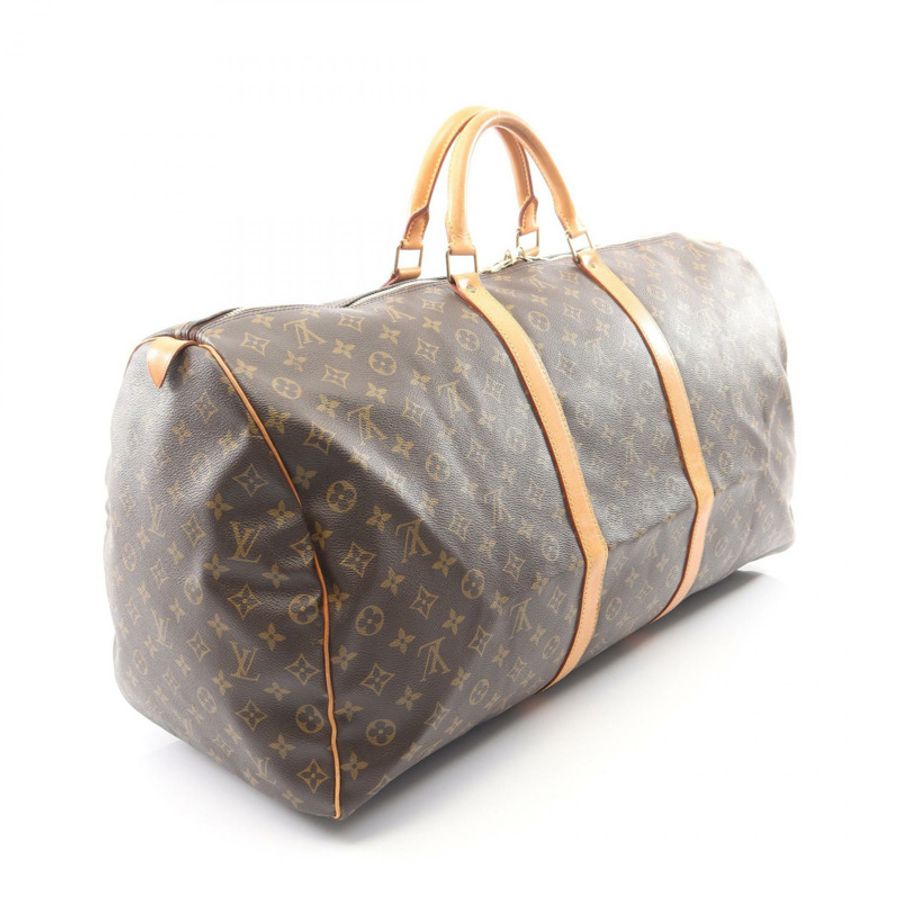 路易威登 Keepall60 手提包 M41422 Monogram 帆布皮革棕色二手 LV-1