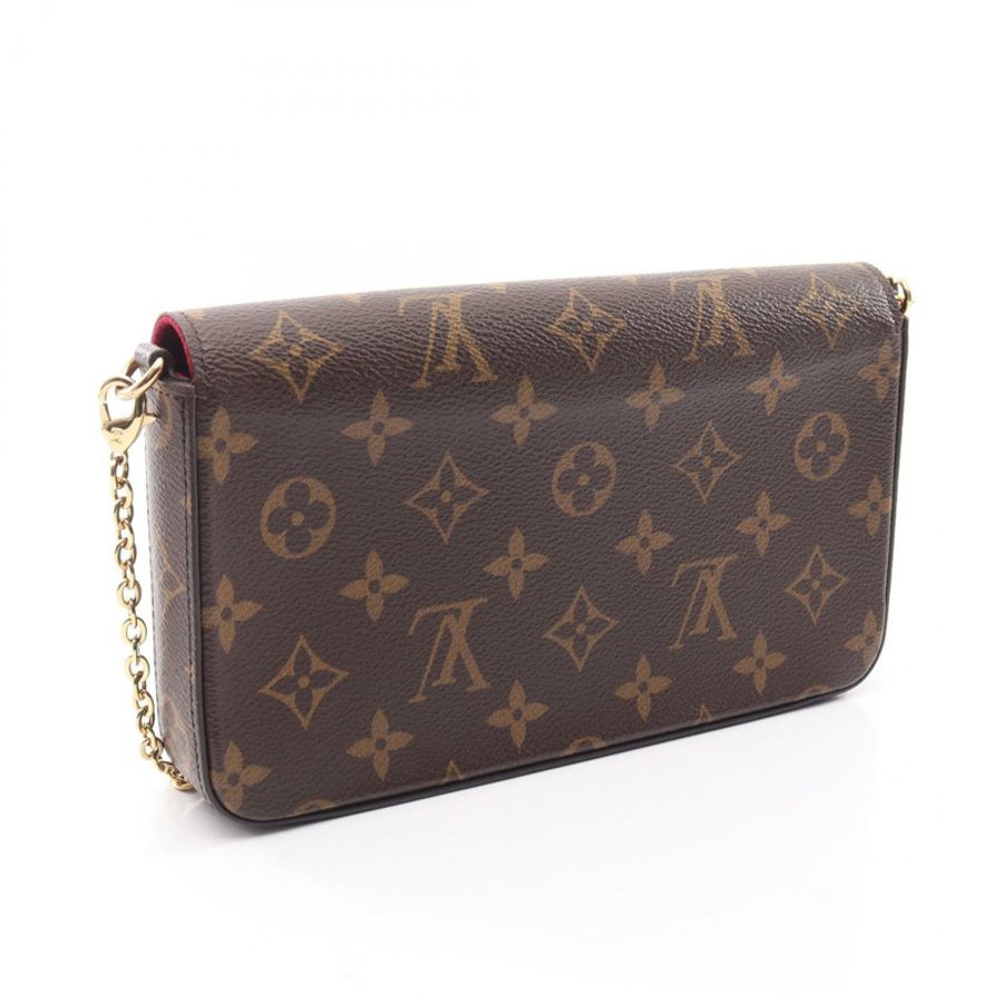 路易威登 Felicie Pochette 鏈條單背包 M81896 Monogram 帆布 二手 LV-1