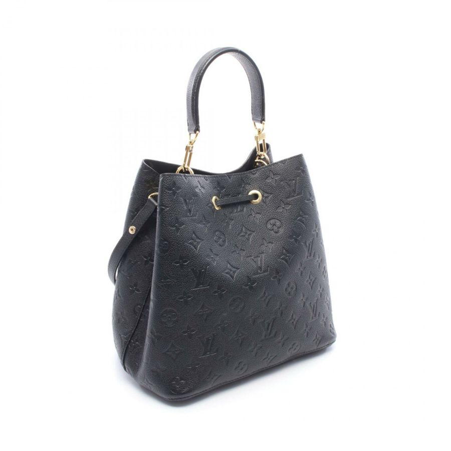 路易威登 NeoNoe 單肩手提包 M45256 Monogram Empreinte 黑色 二手 LV-1