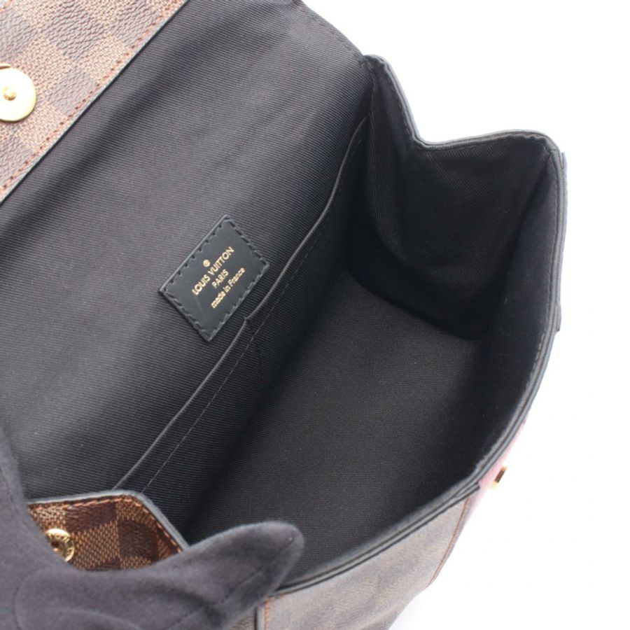 路易威登 Bond Street BB 單肩手提包 N41076 Damier 帆布皮革棕色-2