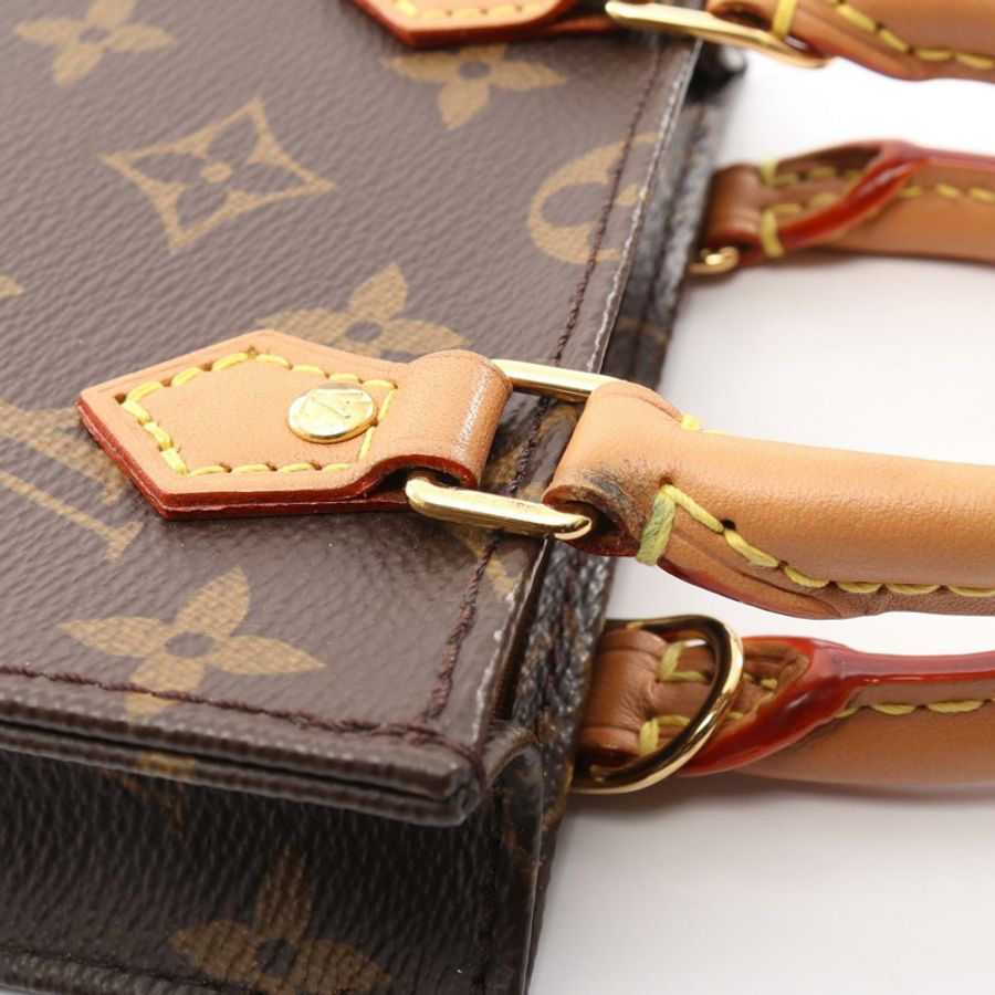 路易威登 Petite Sac Plat 單肩手提包 M69442 Monogram 帆布皮革 LV-5