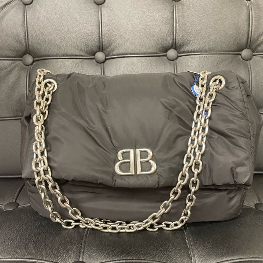 Balenciaga 新款黑色尼龍雲朵Monaco-0