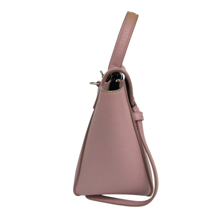 ☆ CELINE 思琳 Pink Calfskin Belt Bag Micro 2 way bag 粉紅色小牛皮兩用袋-267014536-3
