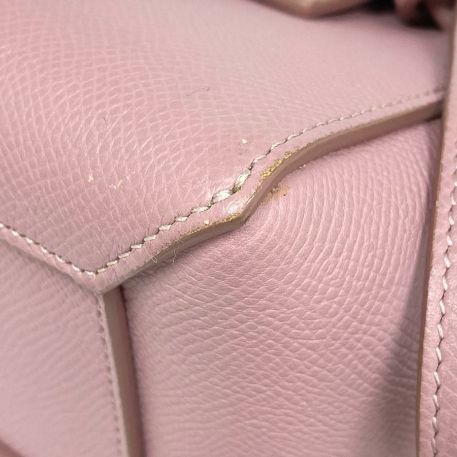 ☆ CELINE 思琳 Pink Calfskin Belt Bag Micro 2 way bag 粉紅色小牛皮兩用袋-267014536-7