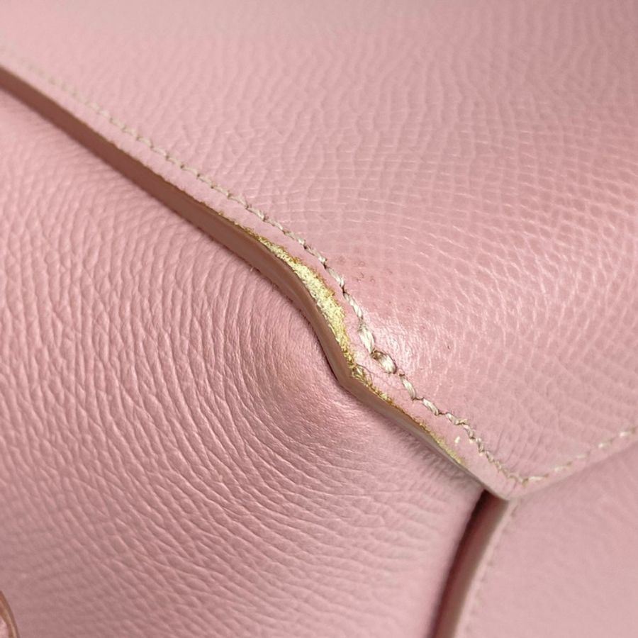 ☆ CELINE 思琳 Pink Calfskin Belt Bag Micro 2 way bag 粉紅色小牛皮兩用袋-267014536-8