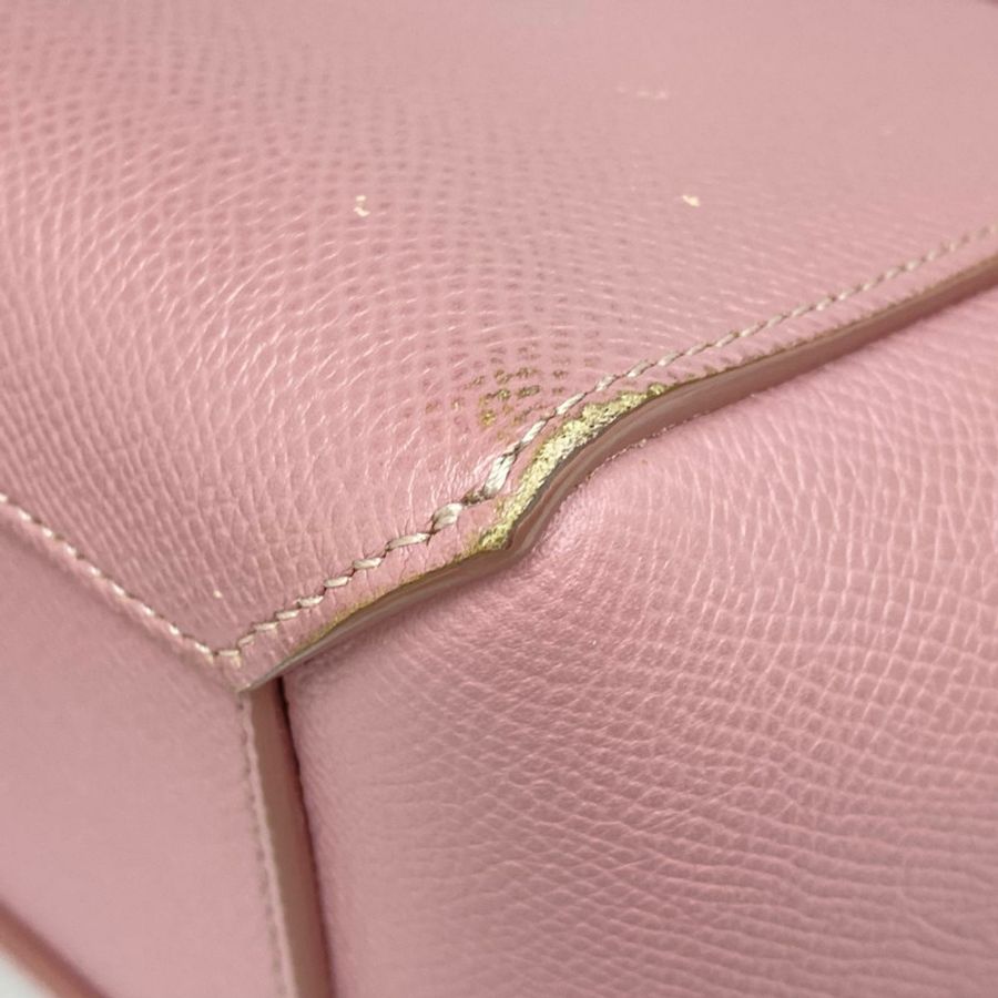 ☆ CELINE 思琳 Pink Calfskin Belt Bag Micro 2 way bag 粉紅色小牛皮兩用袋-267014536-9