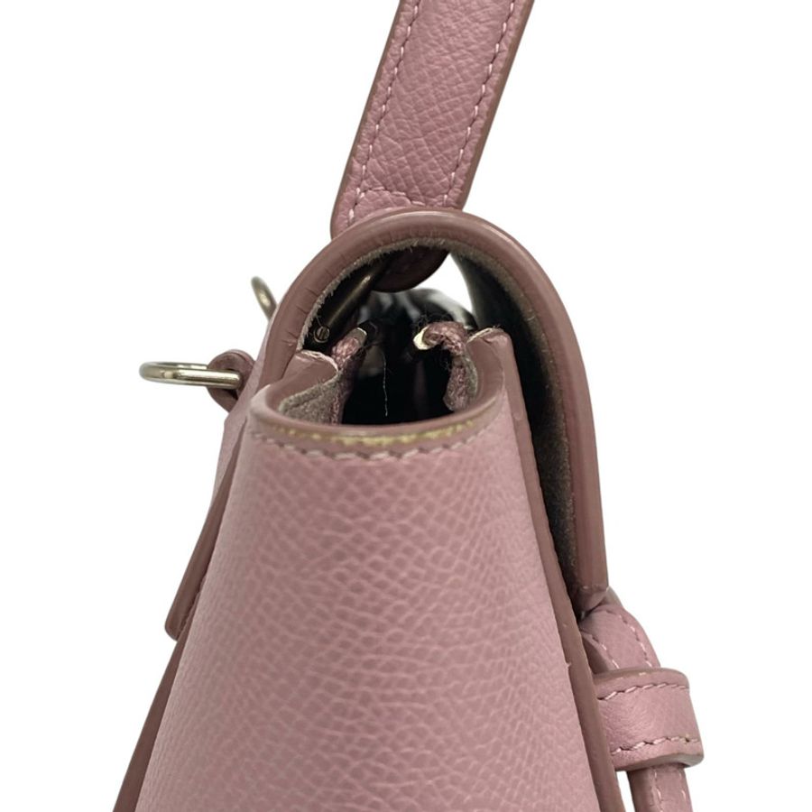 ☆ CELINE 思琳 Pink Calfskin Belt Bag Micro 2 way bag 粉紅色小牛皮兩用袋-267014536-12