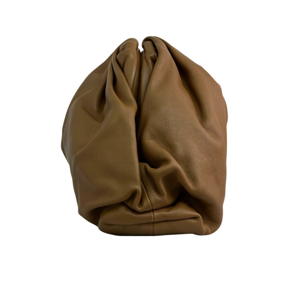 ☆ Bottega Veneta 寶緹嘉 Brown Calfskin Clutch 啡色小牛皮手拿包-267014461-2
