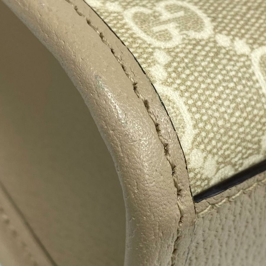 ☆ GUCCI 古馳 Beige Coated Canvas 2 way bag 淺褐色塗層帆布兩用袋 571623-267014711-6