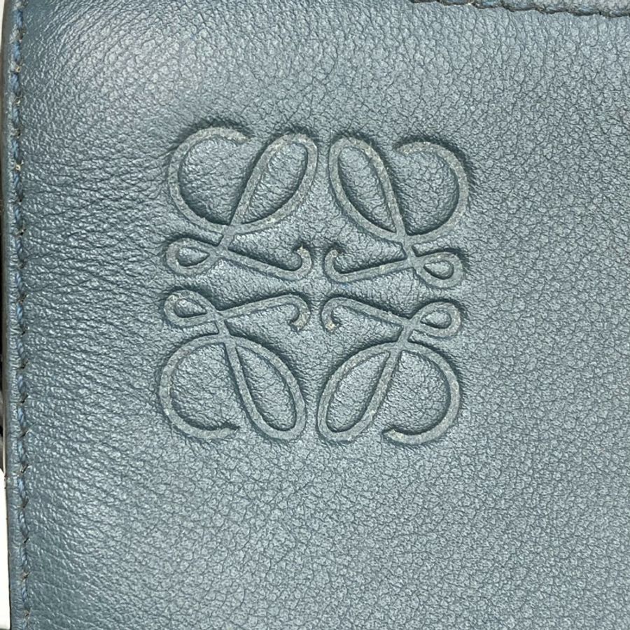 ☆ LOEWE 羅意威 Navy Calfskin Puzzle Shoulder Bag 深藍色小牛皮肩背包-267014793-22